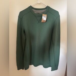 Eddie Bauer Men's Green Long Sleeve Shirt